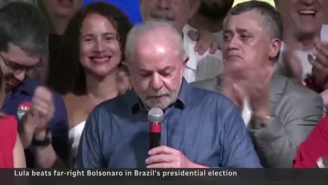 Lula wins Brazil’s presidential election, ousting incumbent Bolsonaro