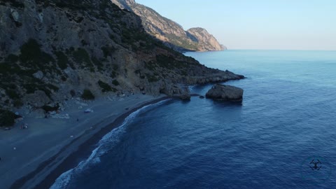 Crete Greece | Sougia Beach | Aerial Cinematography | Drone Video 4K
