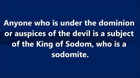 What is a sodomite, anyway?