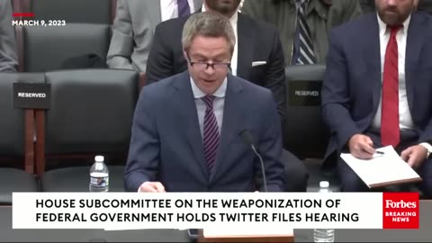 The Twitter-Gate Hearing: Michael Shellenberger Gives His Opening Statement