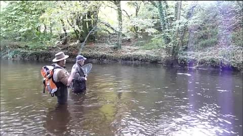 Salmon fishing in France, Brittany, finistere on the elorn, fishing guide, Maison DE la