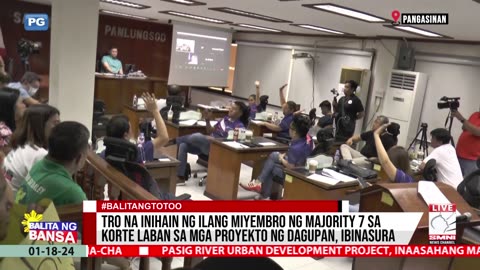 TRO na inihain ng ilang miyembro ng Majority 7 sa Korte laban sa mga proyekto ng Dagupan, ibinasura