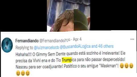 Salaminn-Ha destilando "amor" e "simpatia" no Twitter. ("Legendado")