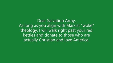Ode to the Salvation Army