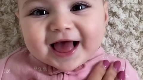 Cute baby make your day