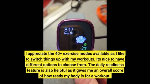 Customer Comments: Sponsored Ad - Fitbit Versa 4 Fitness Smartwatch with Daily Readiness, GPS,...