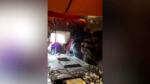 Severe hailstorm pelts Colorado concertgoers