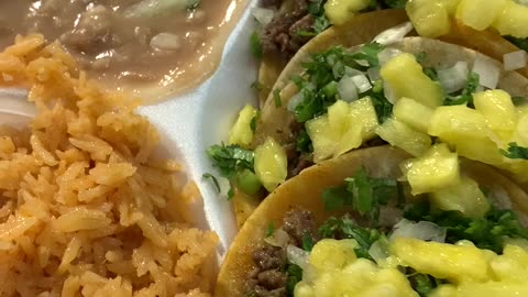 Eating Carne Asada Tacos From La Burrita Taco Truck n Phoenix!