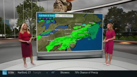 Weather Channel's Hot Jen Carfagno With Her Sidekick Kelly Cass On 102923