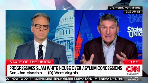 'We Are Over Capacity’: Joe Manchin Pushes Back Against CNN Host Over Southern Border Migrant Crisis