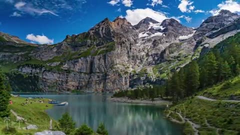 ALPS & DOLOMITES (Drone + Timelapse) Heavenly Nature Relaxation™ 5 Minute Short Film in 4K UHD