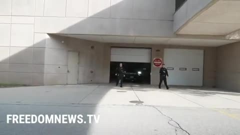 Kyle Rittenhouse leaves the Courthouse after being acquitted on all charges.