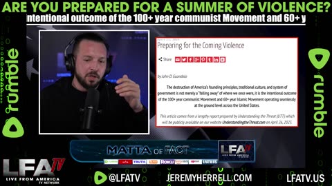 ARE YOU PREPARED FOR A SUMMER OF VIOLENCE?