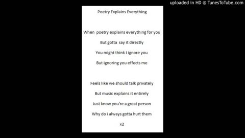 100% Beef - Poetry Explains Everything (original)