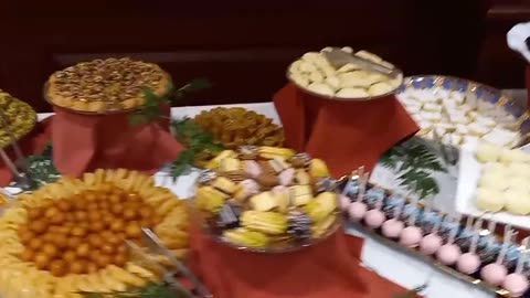 The Selection Of Desserts At A Banquet Revealed