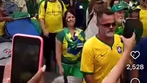 Brazil Procession! “Our Flag Will NEVER be Red!