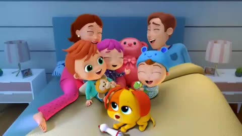 Ten in the Bed (Family Edition ) | Little Angel Kids Songs & Nursery Rhymes @Adarsh35