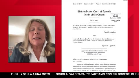 🔴Storica sentenza negli USA contro la censura ► "IL GOVERNO HA AGITO COME UN MINISTERO DELLA VERITÀ"