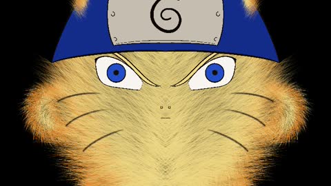 Monster Naruto Uzumaki in Procreate