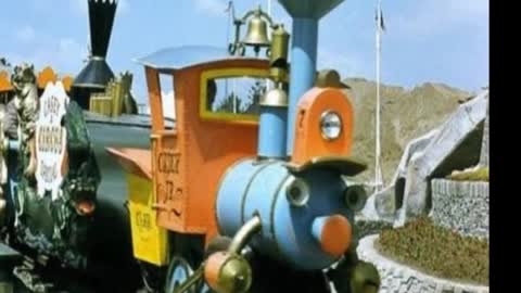 Casey Jr. Circus Train--Disneyland History--1950's--TMS-434