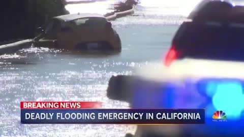 Deadly flooding in California devastates homes, roads