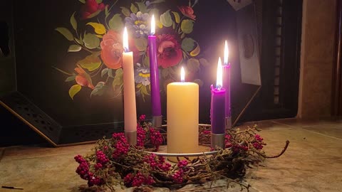 Advent Christ Candle CHRISTMAS DAY!