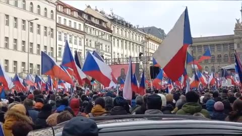 Demonstrace na Václavském náměstí 11.3.2023