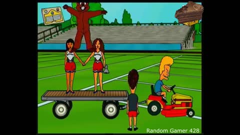 Beavis and Butthead use the lawn mower Game clip from Beavis and Butthead Do U