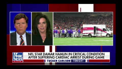 Tucker on sports deaths and vaccine