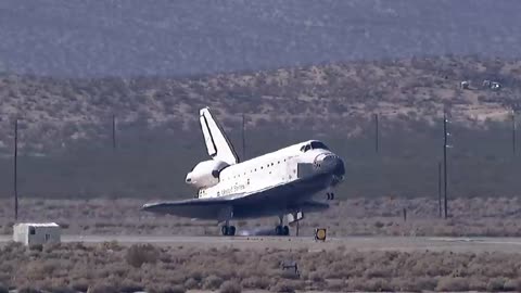 This is how the Space Shuttle landed after being in Space