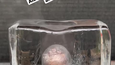 RHACB vs ice RHACB experiment satisfying ice RedHot