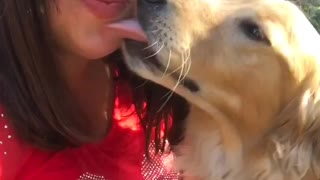 Dog kisses are the best!