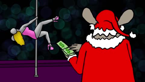 "Santa's Tip" - Animated Christmas Comedy Music Video - Ray's Chicken Shack House Rat