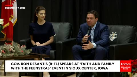 'The Lord Really Works In Mysterious Ways'- DeSantis Touts Faith At Major Iowa Event