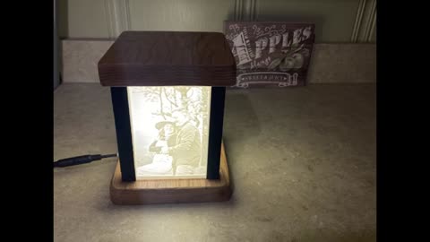 Lithophane Night Light Picture Box with the Ender 3 3D printer and Longmill CNC router