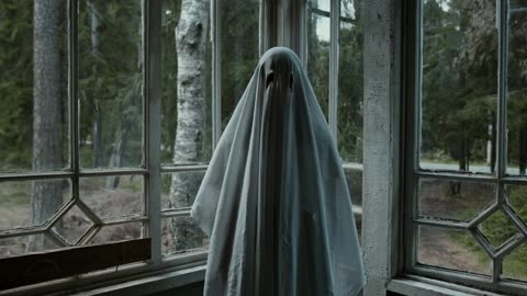 Ghastly Halloween Look Free 4K Ghost Costume Footage (Free Stock Video)