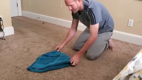How To Efficiently Fold A Towel To Save Space