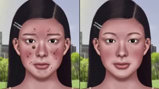 Blackhead & Skin Wart Removal Animation