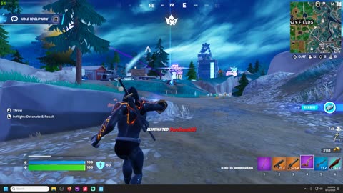 "Unleashing Boomerang Mayhem: Epic Victory over a Fortnite Player!" #fortnite