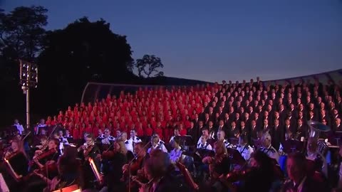 Battle Hymn of the Republic" w/ the Mormon Tabernacle Choir LIVE from West Point | West Point Band