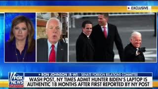 Senator Ron Johnson (R-WI) Speaks With Fox News' Maria Bartiromo About the Laptop From Hell