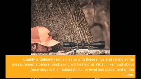 Customer Comments: Vortex Optics Pro Riflescope Rings