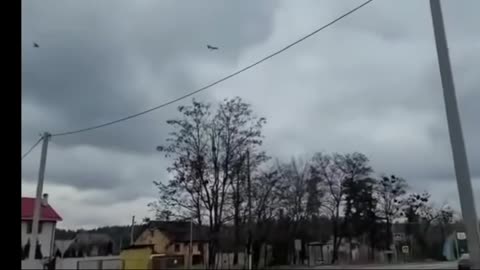 Russian fighter jet flying over ukarine capital kyiv| Russia ukarine war