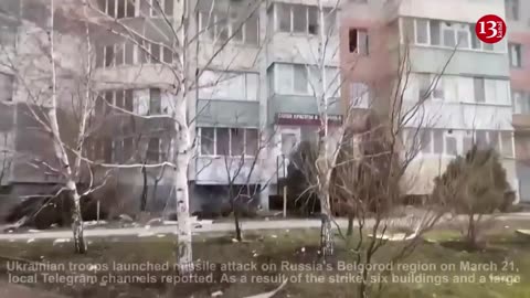 New footage from Russia’s Belgorod region where fighting continues