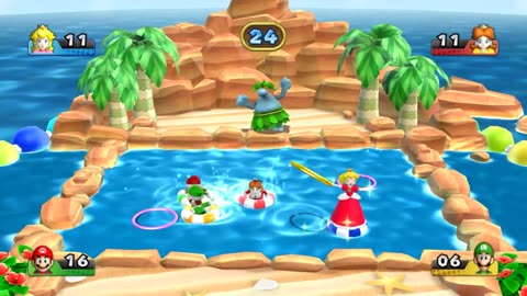 Mario Party Series - Peach All Win Minigames (Master Difficulty)