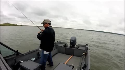 Good Sized Walleye Pike - Fishing Deep High Water