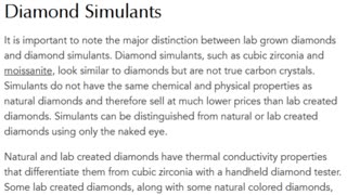 Lab grown diamonds are getting popular