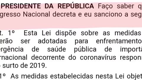 Jair Bolsonaro Lei 13.979