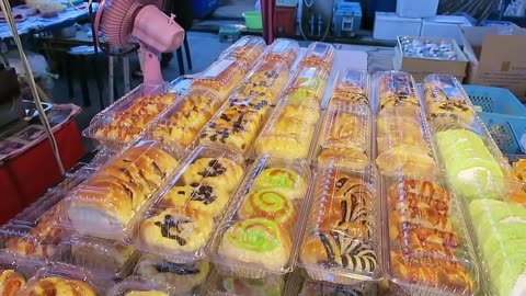 Thai Dessert Milk Cakes - Thailand Street Food