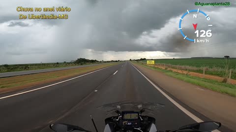 catching a rain on the road in Minas Gerais -Brazil